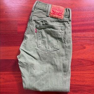 Levi’s 501 Button Fly Jeans Green 36x30